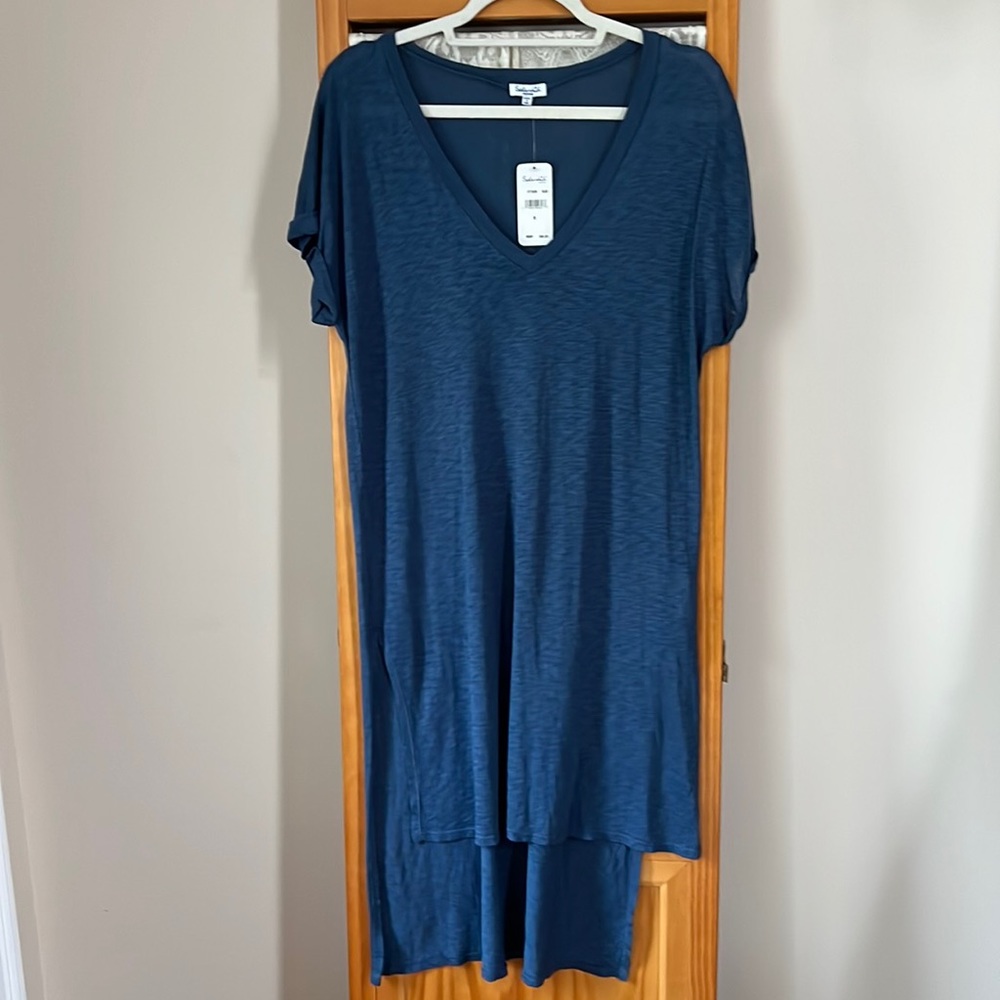 Splendid Blue Hi-Low Tunic, Size M